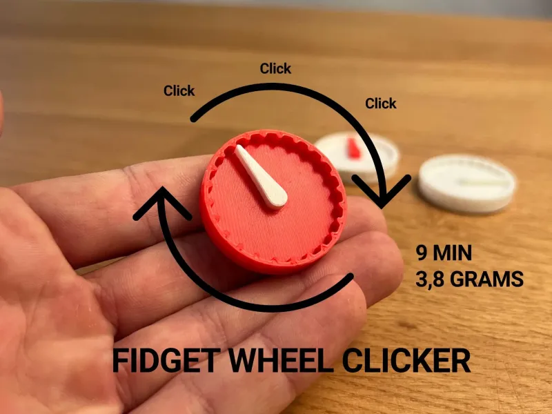 Fidget Clicker - Print in Place