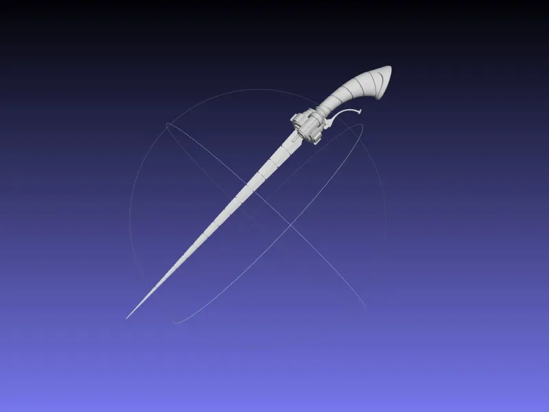 RWBY Ilia Whipsword Modello stampabile illuminato a LED