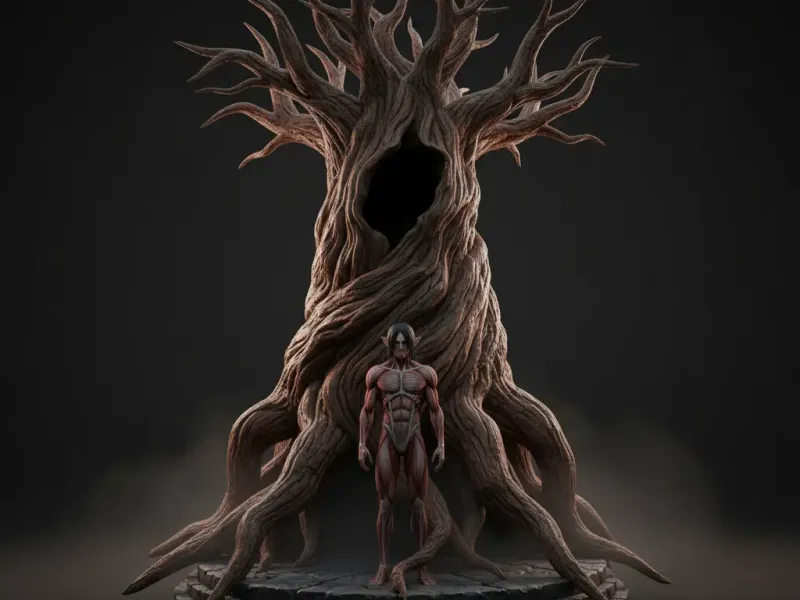Ymir Tree and Eren Yeager 