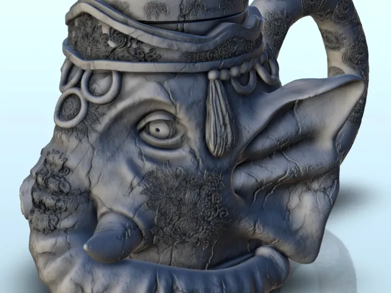 Ganesha dice mug (10) - beer can holder