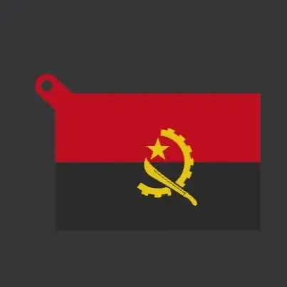 AO - Angola Flag keychain
