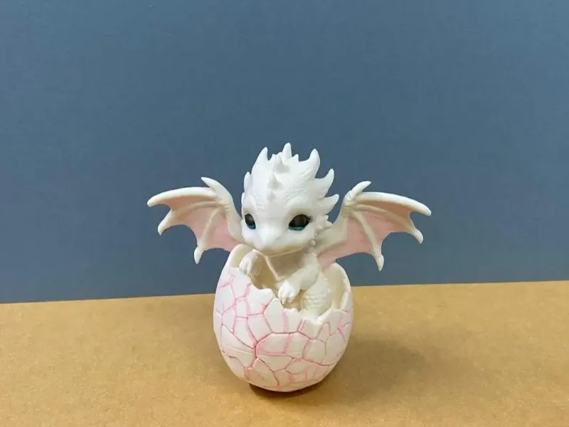 White Baby Dragon