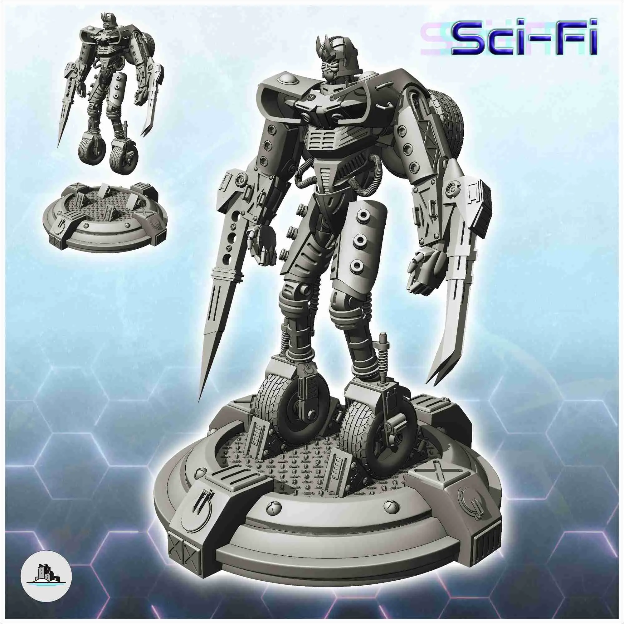 Kampfroboter Pack Nr. 2 - Miniaturen w40k scifi warhammer t