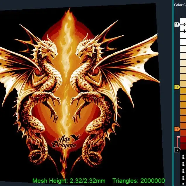 Symmetrical dragons