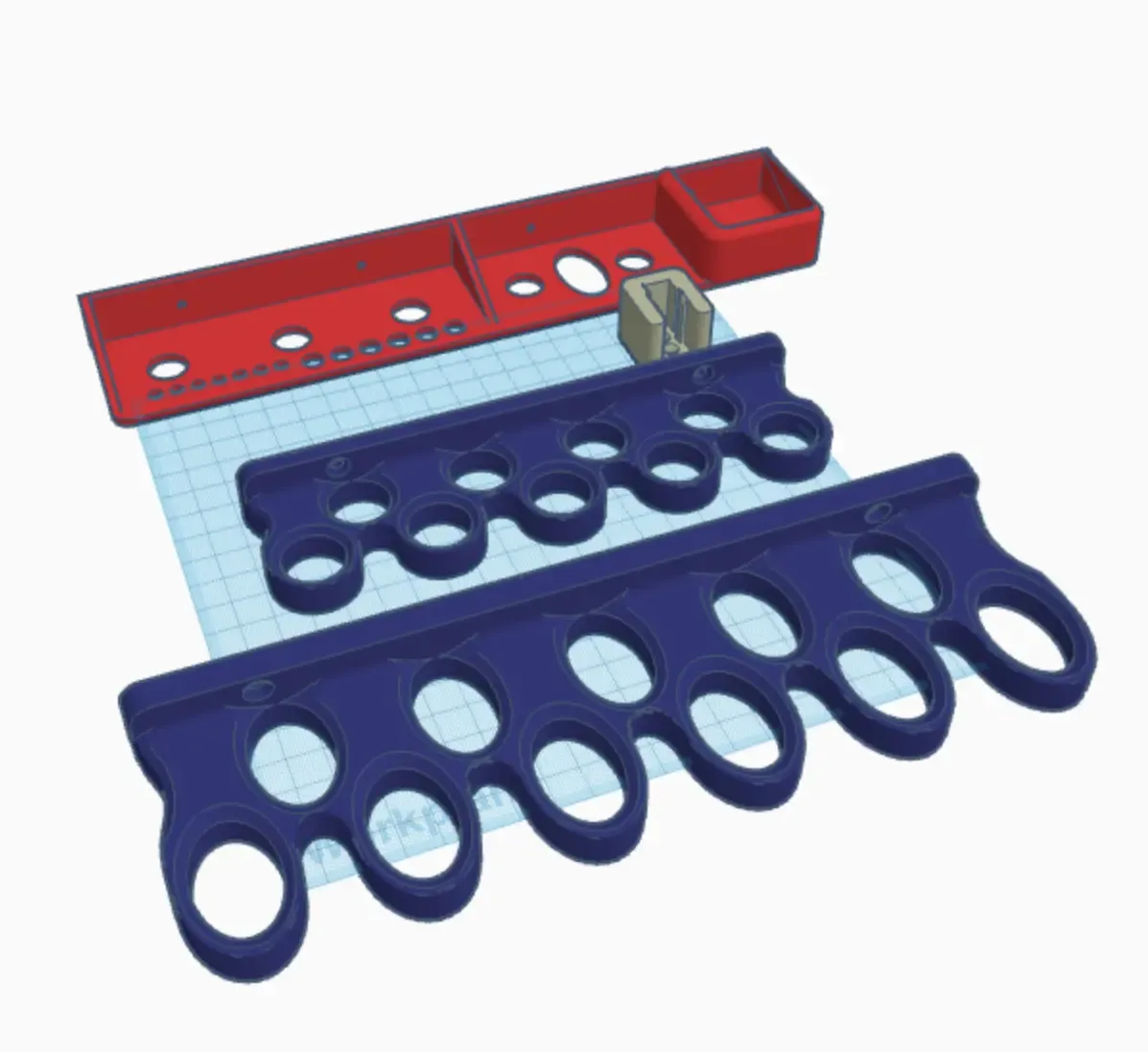 Tool holder and air tools bracket