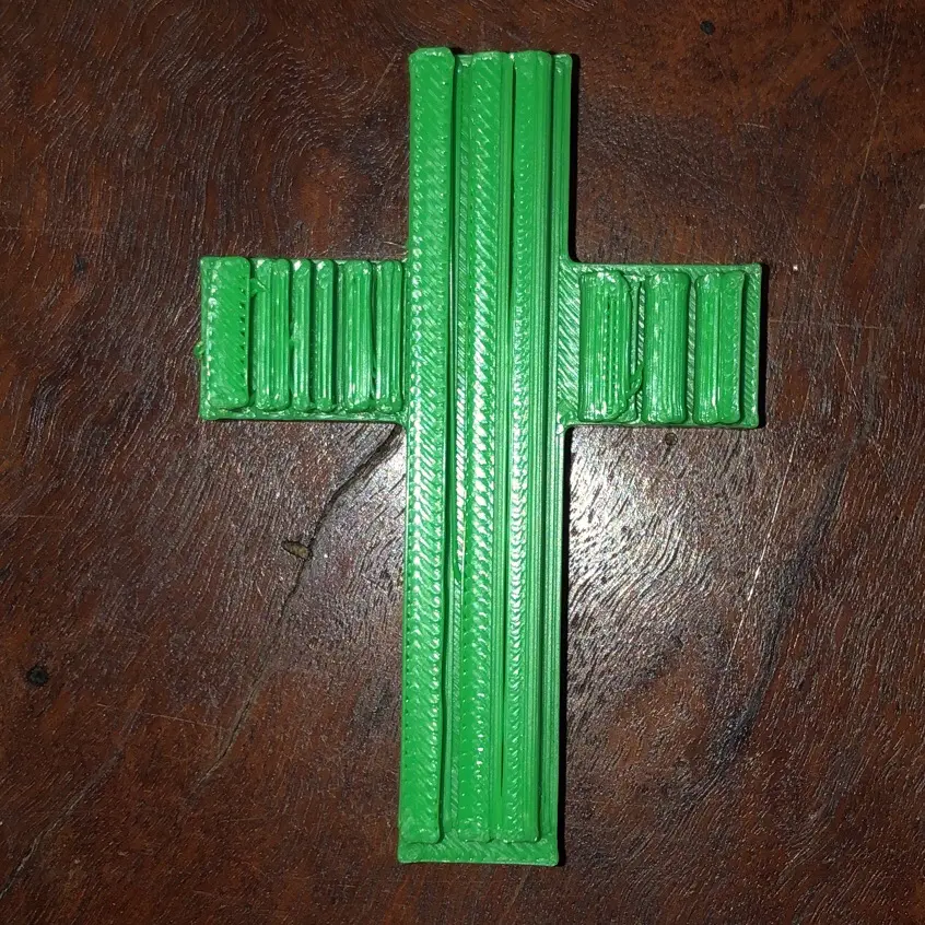 Cross with flip art (trust in God)