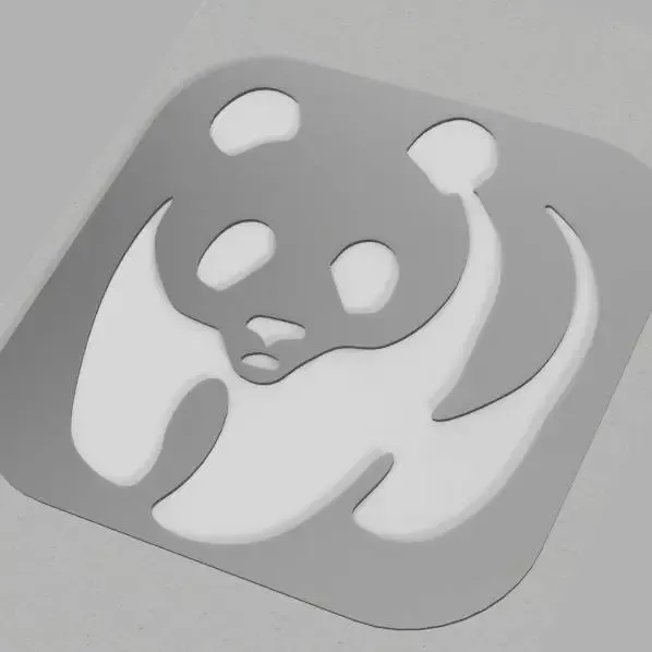 Masque pour peinture WWF Panda