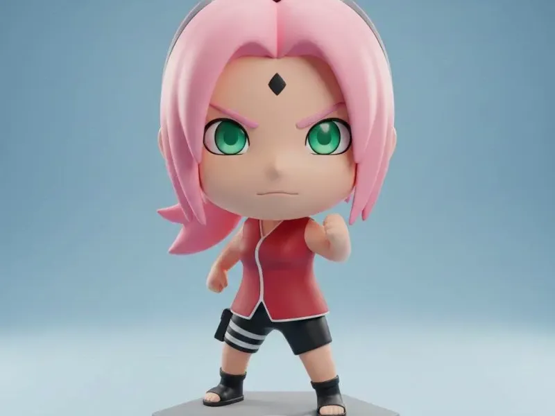 🌸 SAKURA HARUNO CHIBI |  Collectible Serie