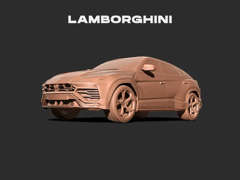 Lamborghini Urus 3D print model