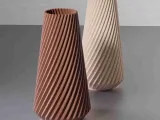 Vase 0021 B - Sharp twisted vase-3