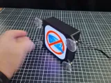 Car LED Lightbox: No Wash Windshield Warning Sign-4