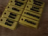 Embossed key tags-1