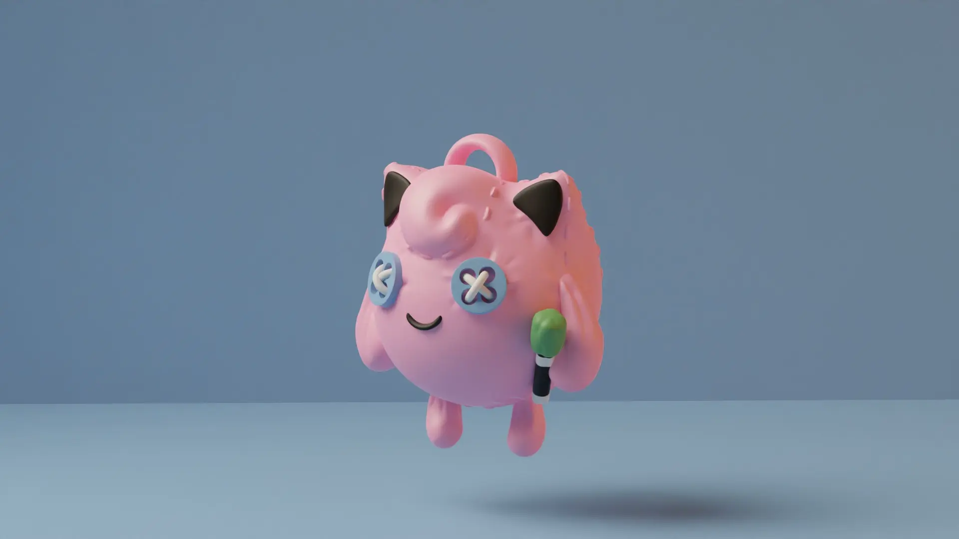 Sneaky Panda Other STL Download - POKÉMON JIGGLYPUFF RAGDOLL KEYCHAIN OR PENDANTby ...