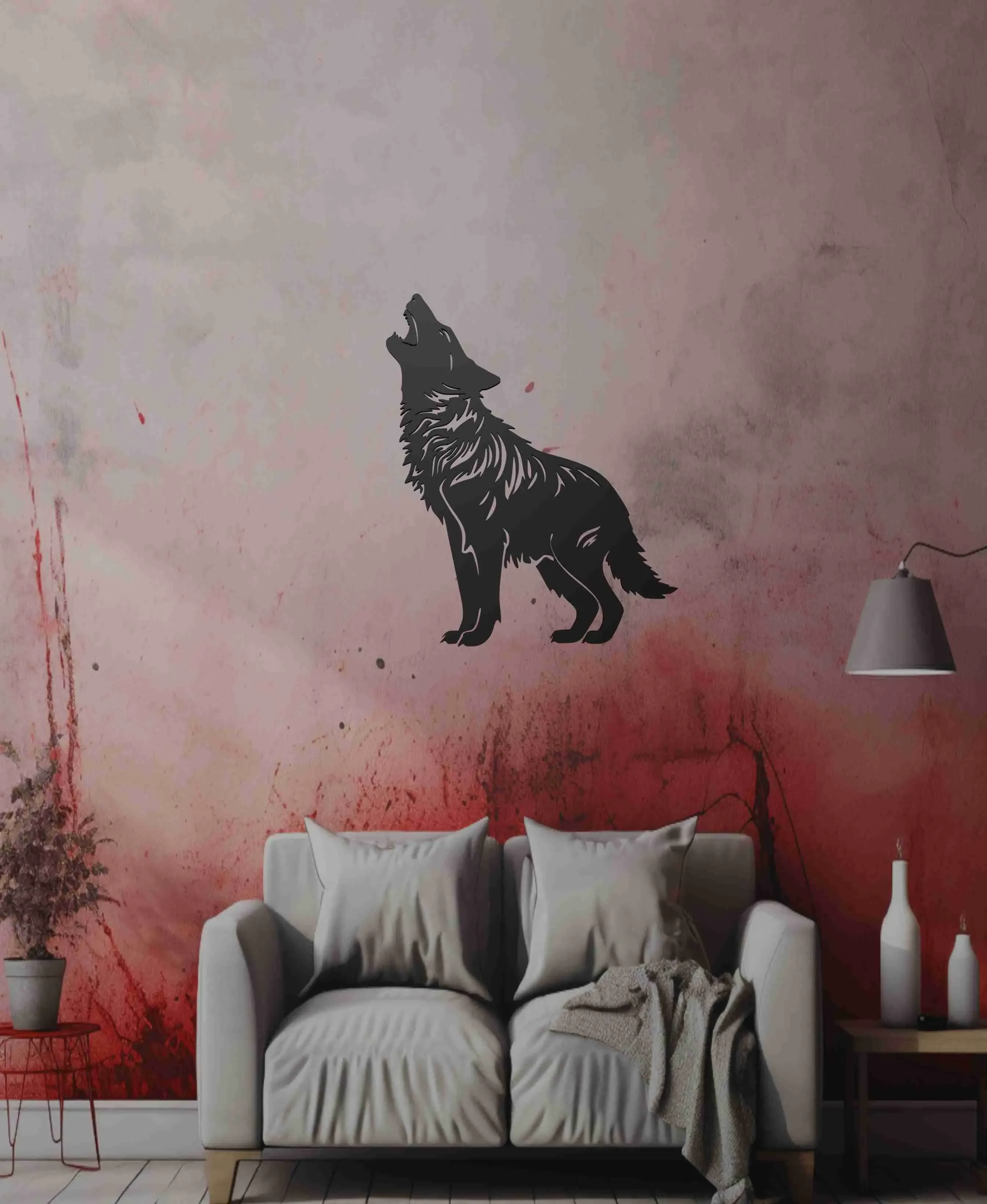 Howling Wolf Wall Art
