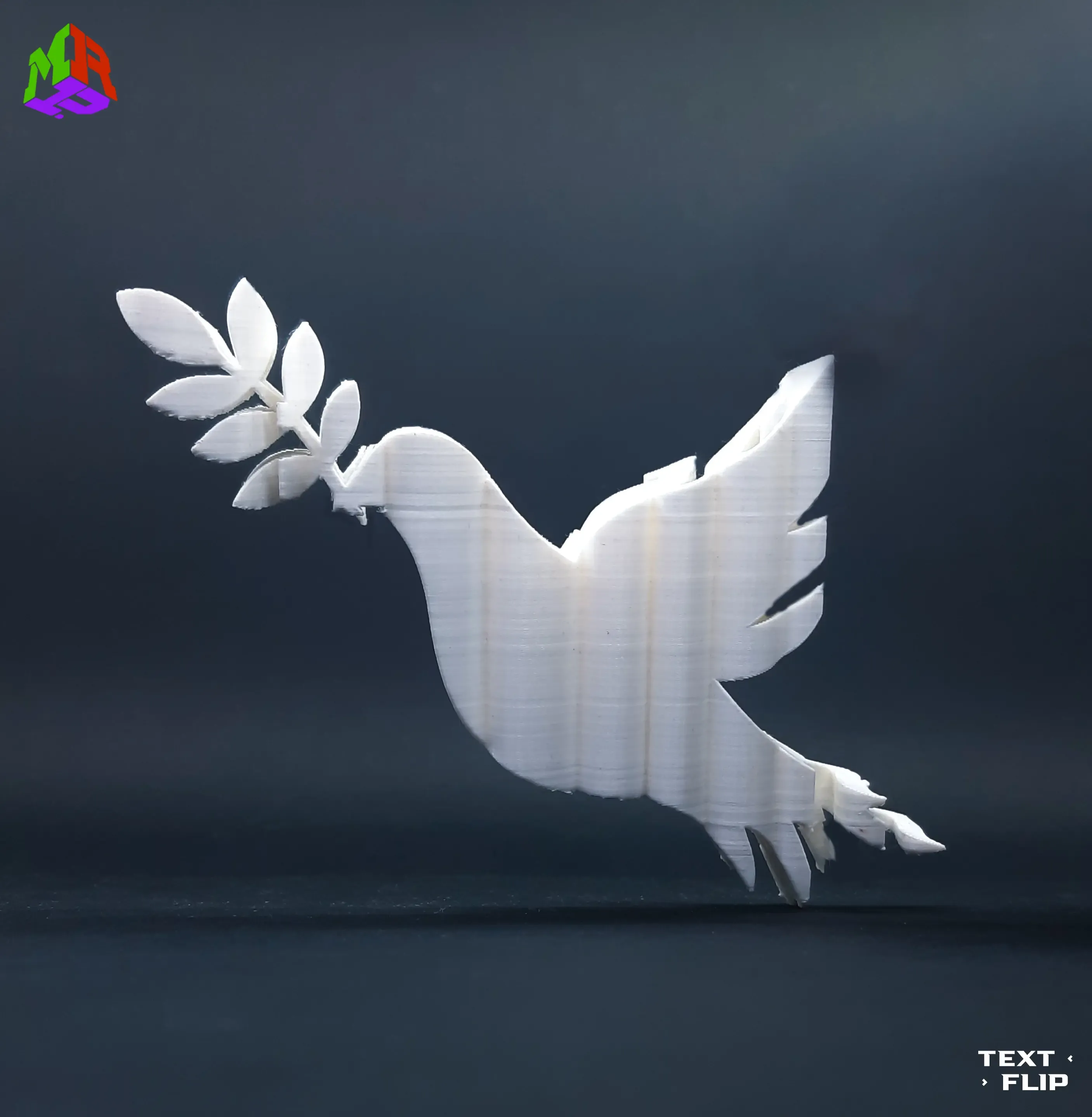 Text Flip - Freedom Dove