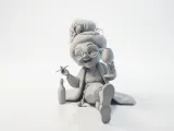 Lady Drinking Wine Figurine Female Figure 3D Printable-3