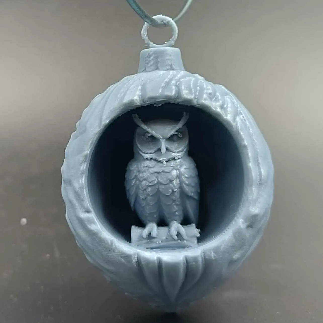 Christmas Hanging Owl Ornament - Xmas Decoration