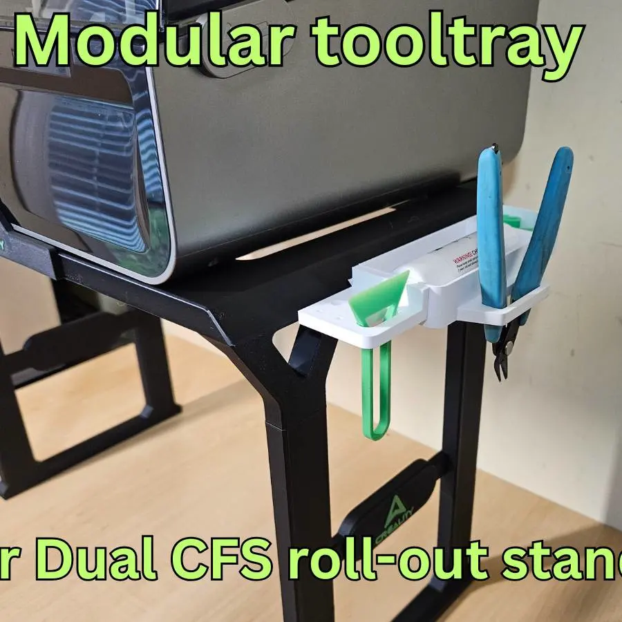 Modular tool tray for Dual CFS Stand