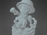 Luffy 3D Keychain-2