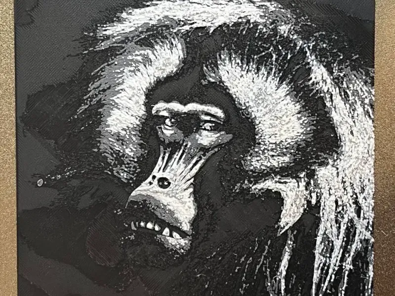Hueforge Mono Wall Art