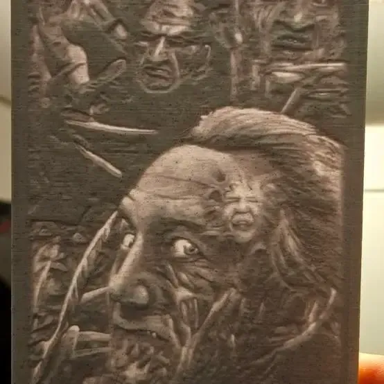 Robert Englund/Freddy Kruger lithophane