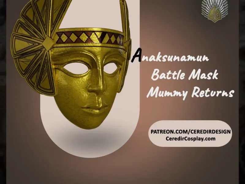 Anck Su Namun Battle MAsk 3d digital download