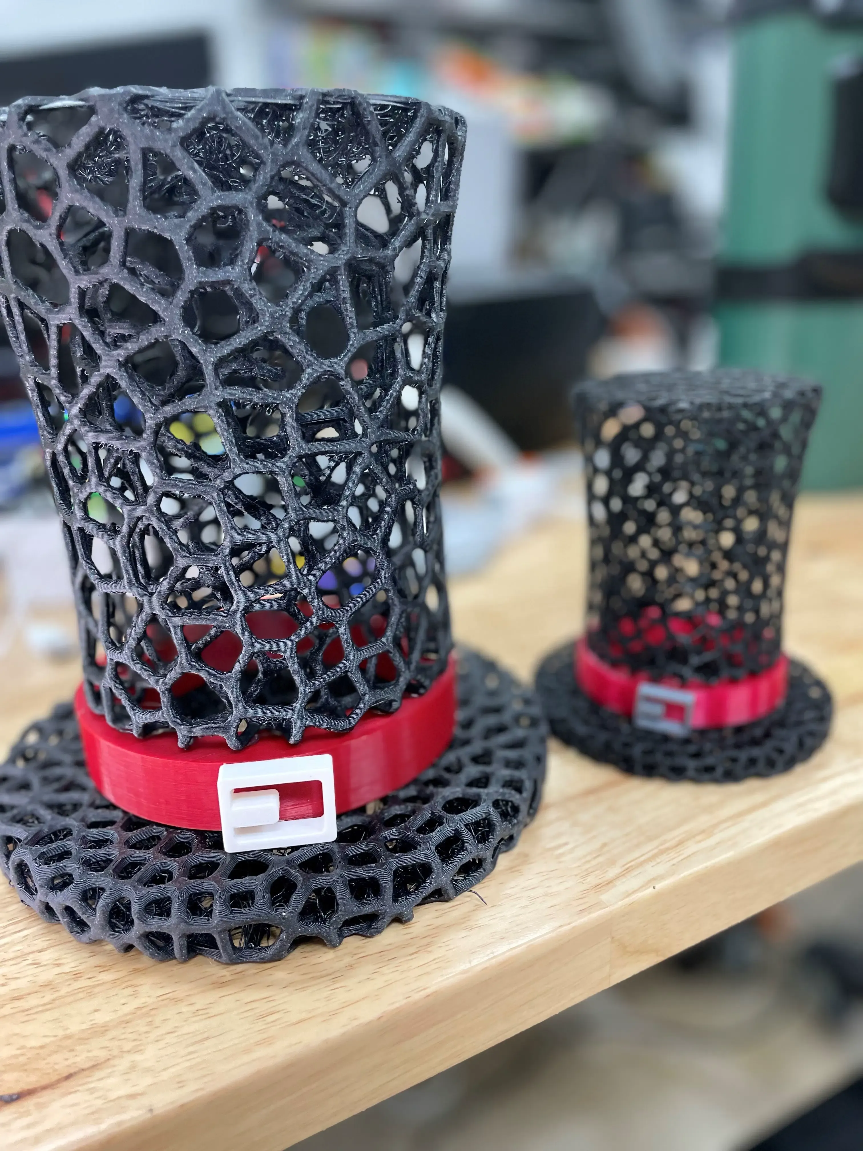 Christmas Tree Topper - Top Hat - Voronoi Edition