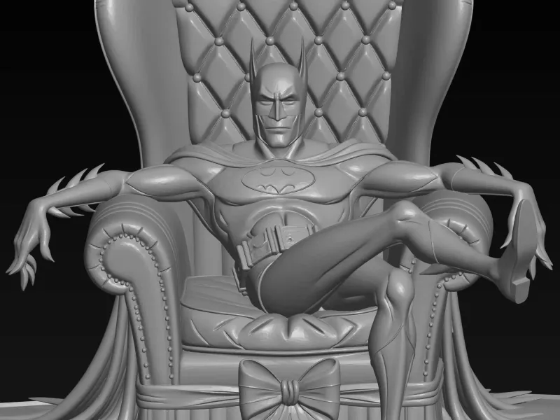 Print ready 3d stl file Batman model