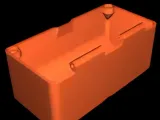 Gridfinity Box with Magnetic Lid (2x1x6)-0