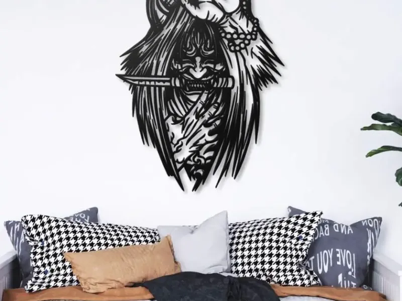 💀⚫ SHINIGAMI WALL ART – DARK REAPER STYLE