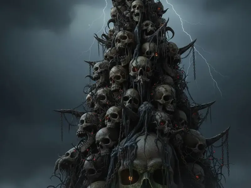 skull tower, torre calavera