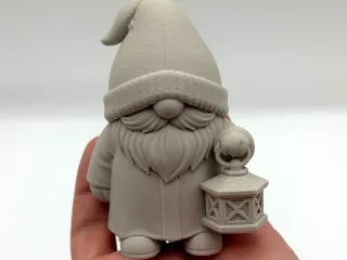Knitted Lantern Gnome