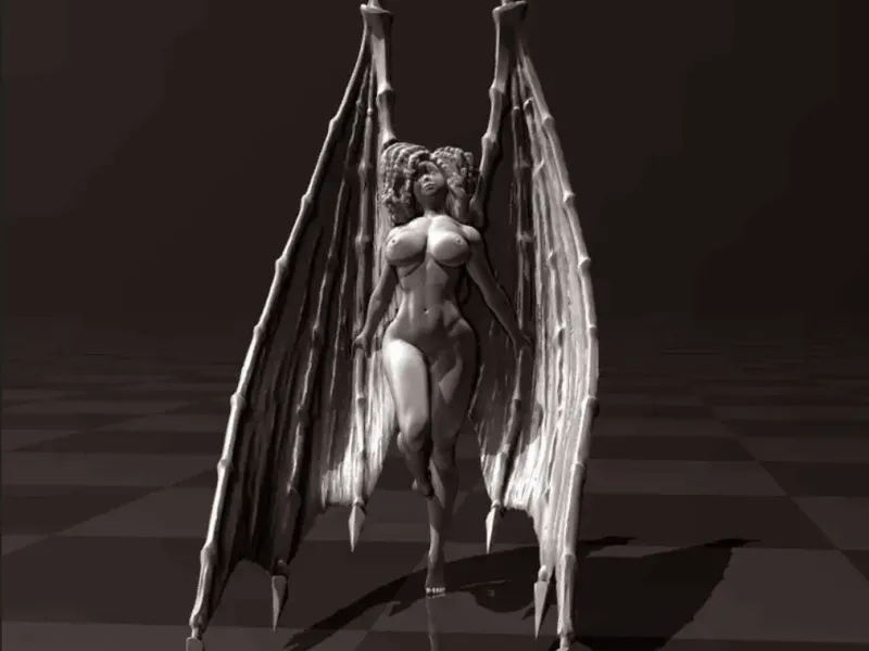 nsfw figure of devil women
