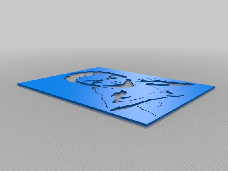 Free Digital Art STL Download - Riley Freeman stencilby SMT_M 🦊