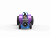 Mini Rod pulling tractor with jet engine V1 Scale 1:25-3