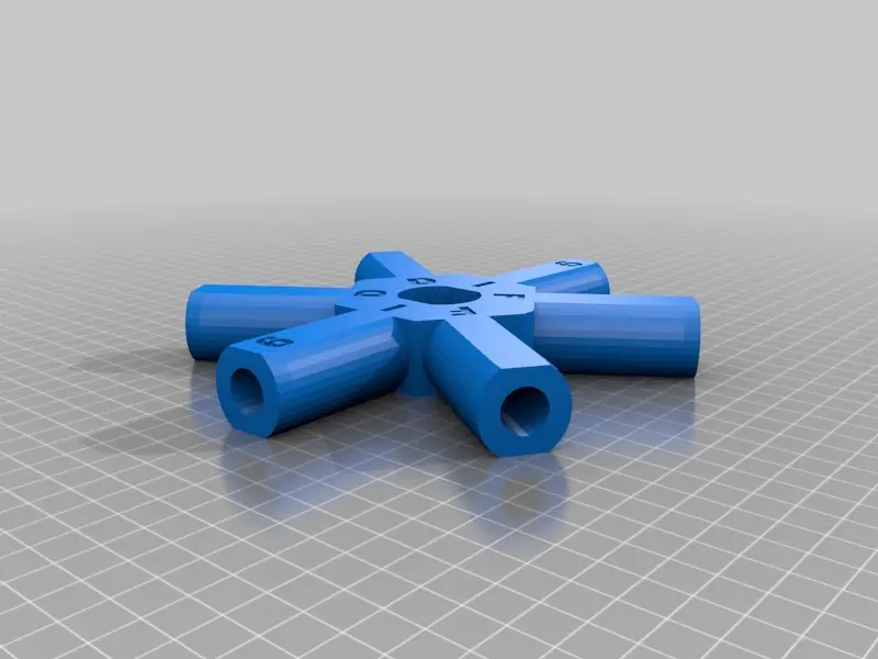 Connettori a cupola geodetica 8V per tubi in PVC da 1