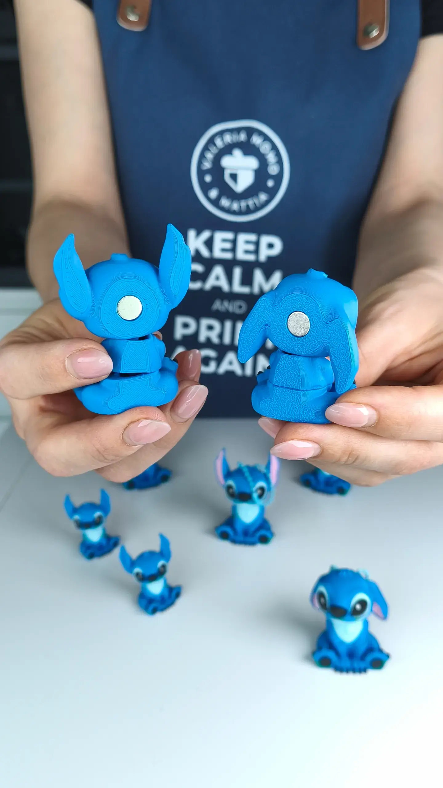 Cute Flexi Stitch (Toy, Keychain & Magnet), Lilo & Stitch