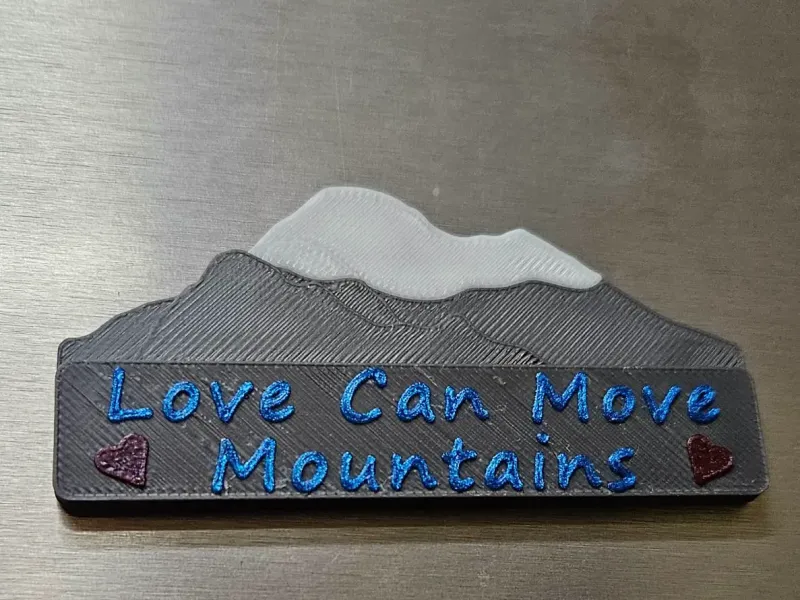 Magnete L'amore può spostare le montagne