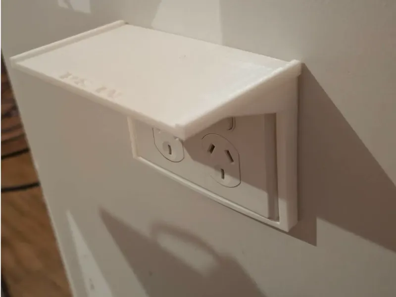 Estante para toma de corriente - Versión australiana