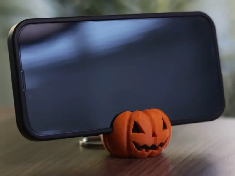 Spooky pumpkin | Keychan & Phone stand