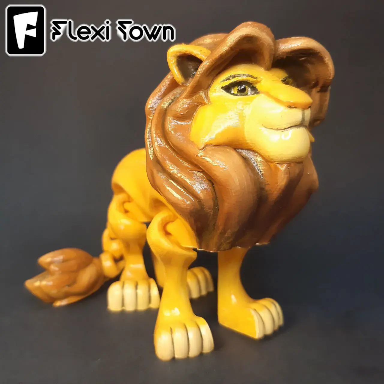 Flexi Print-in-Place Lion, Le Roi Lion, Simba