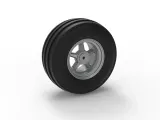 Front tractor wheel Version 5 Scale 1:25-6