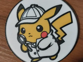 Pikachu Detective Coaster