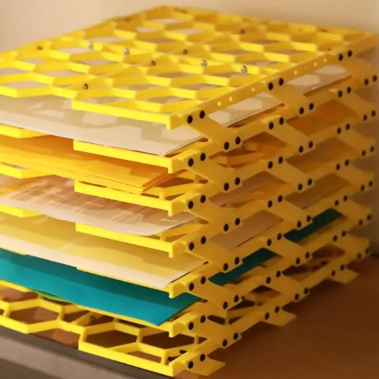 Bandeja de Papel Modular Empilhável / Organizador Modular Empilhável