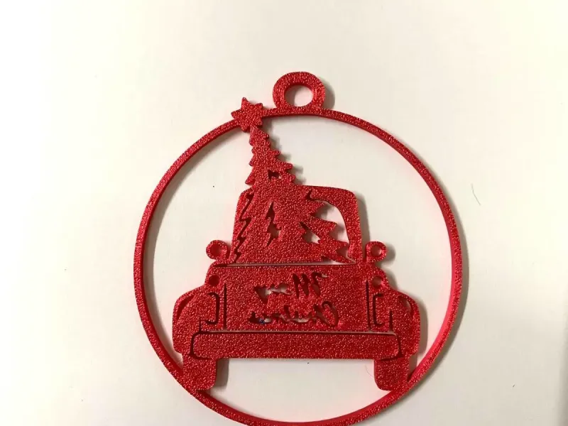 By christmas car