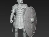 Roman soldier with shield-3