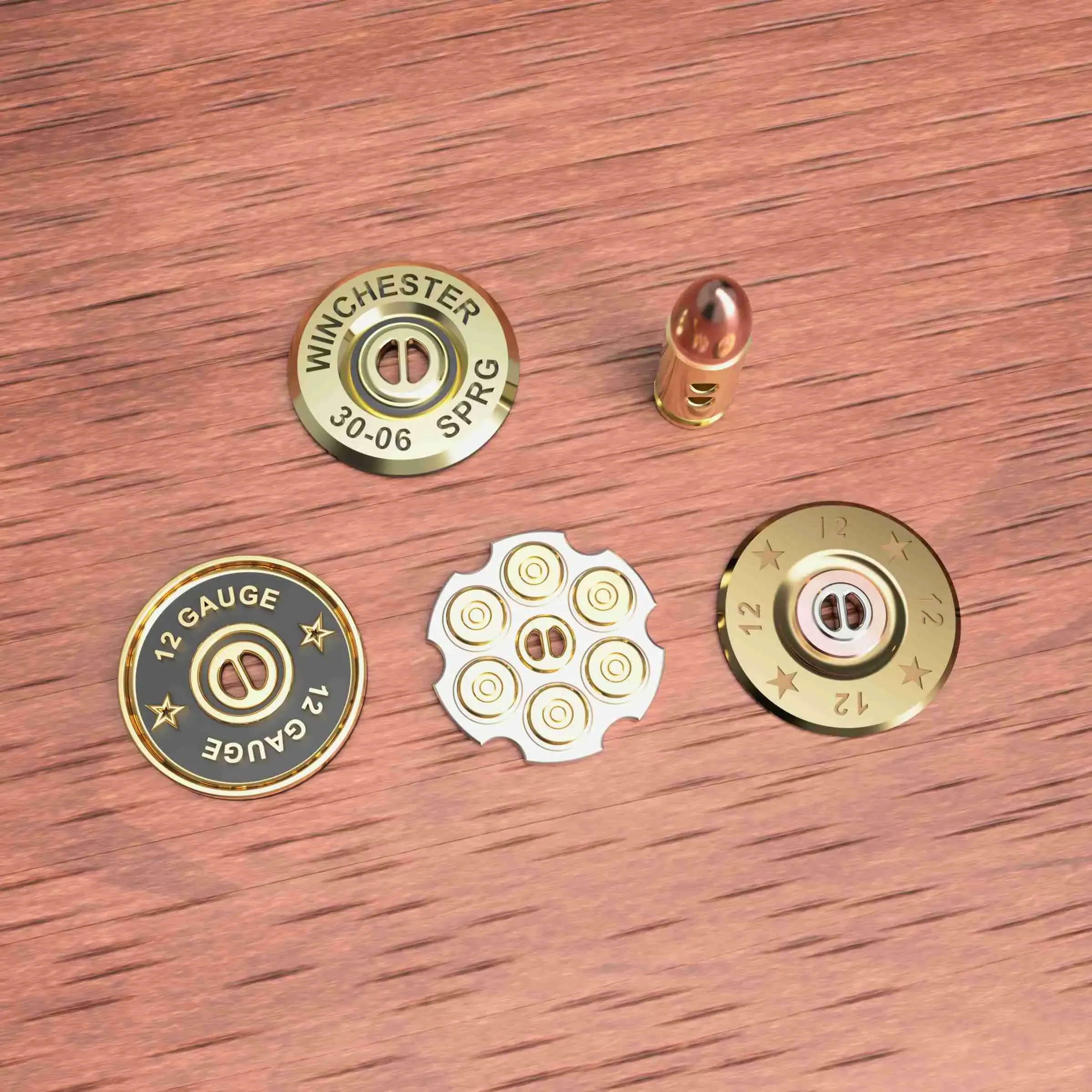 Bullet Clothing Buttons - Clothes Buttons Design Contest