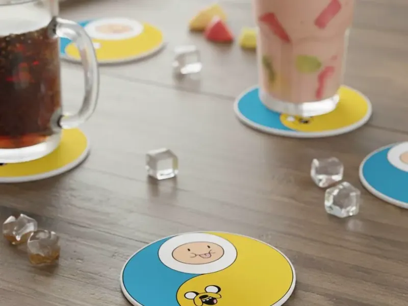 Cup Holder Yin and yang - Finn and Jake