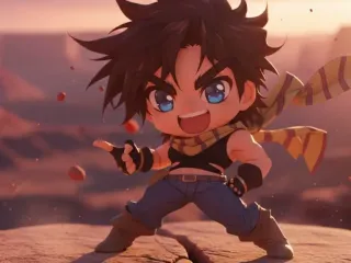 Joseph Joestar Chibi JoJo’s Bizarre Adventure Figure