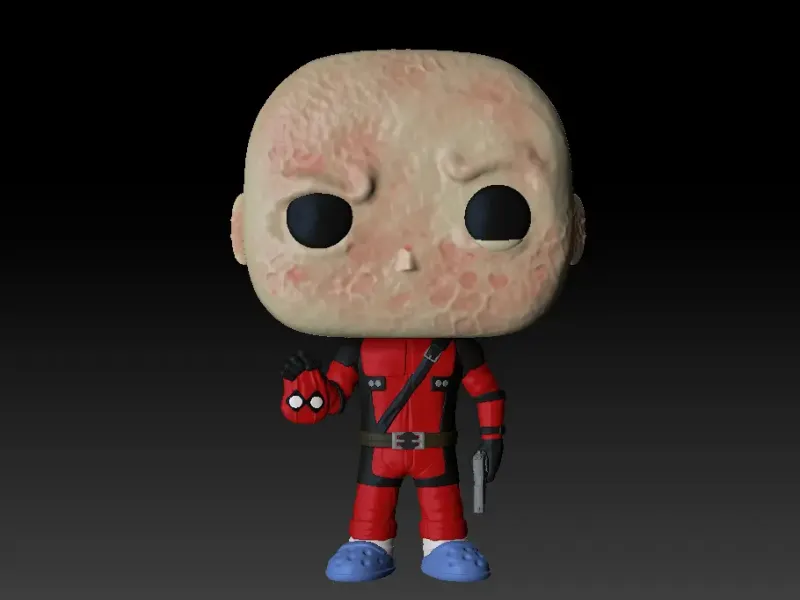 Funko Deadpool sin mascara